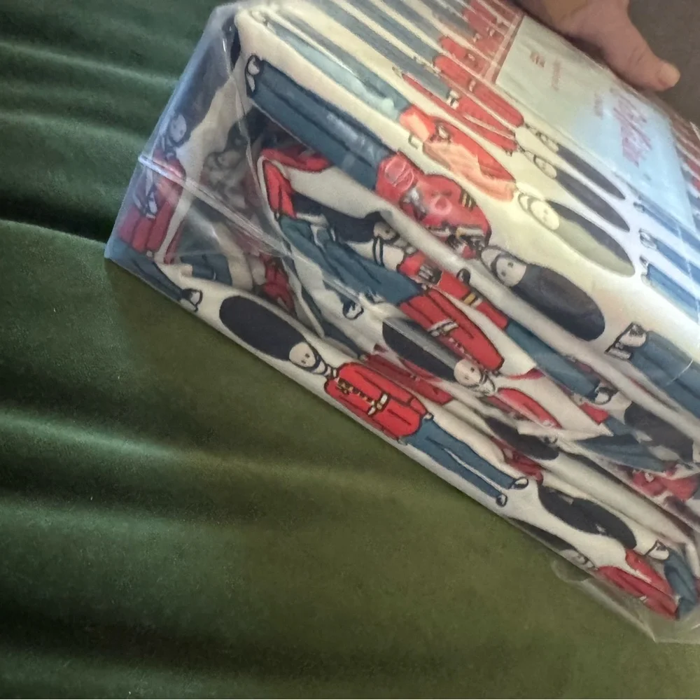 CATH KIDSTON sheets- the cutest “guards” 100%  ￼ cotton, queen size. See pics: